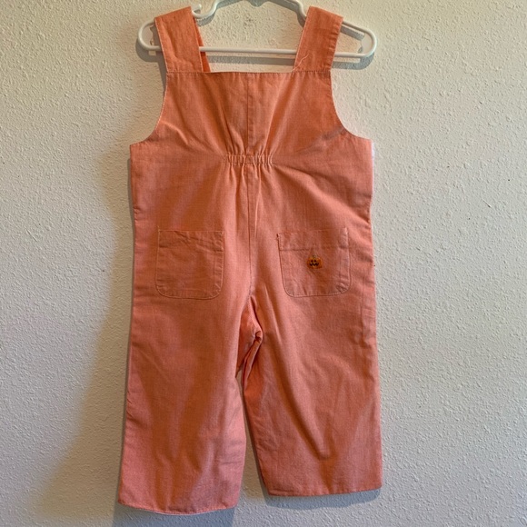 Strasburg Halloween overalls orange check cat - Picture 6 of 6